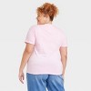 Women's Barbie Logo Classic Short Sleeve Graphic T-Shirt - Pink - image 2 of 3