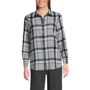 Lands' End Women's Flannel Shirt - 1 of 3