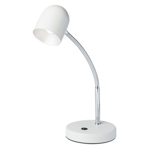 Gooseneck LED Table Lamp White (Includes Energy Efficient Light Bulb) - Ore International