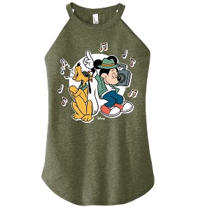 Women's - Disney - Mickey & Friends Graphic High Neck Tank - 1 of 3