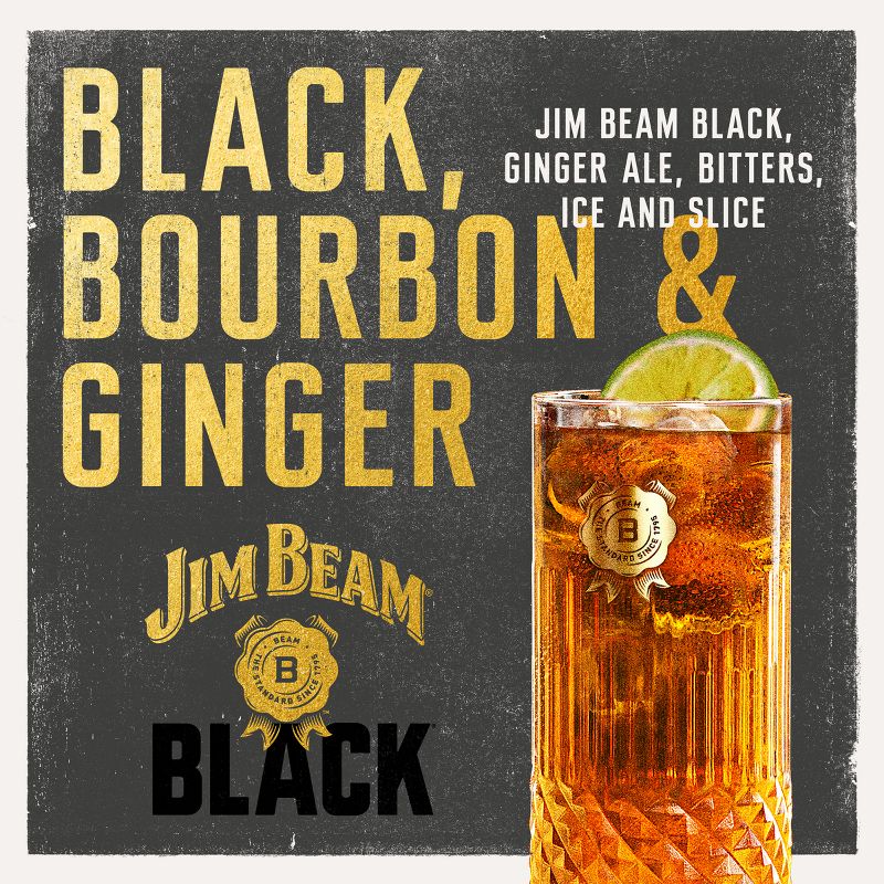 Jim Beam Black Bourbon Whiskey - 750ml Bottle, 6 of 9