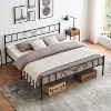 coucheta Classic Metal Platform Bed Frame,   with Headboard&Footboard - 4 of 4