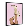 Stupell Industries Pink Country Cowgirl Boots Floating Frame Canvas Art - 2 of 4