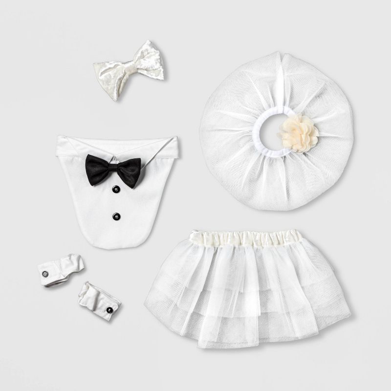 Wedding Collection Dog and Cat Tutu - White - Boots & Barkley™, 5 of 6