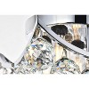 Elegant Lighting Corona 4 light Chrome Flush Mount Clear Royal Cut Crystal - 3 of 4
