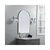 Elegant Lighting Metal Frame Arch Mirror 27x40 Inch in Silver - 2 of 4