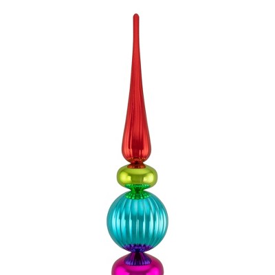 Glittering Multicolor 54" Finial Tower Holiday Decoration