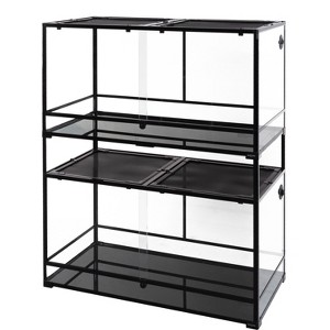 REPTIZOO  Reptile Terrarium with Sliding Glass Door-2pack 48 x 24 x24 inches - 1 of 4