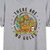 Women's - Teenage Mutant Ninja Turtles - There Are No Rules Oversized Graphic T-Shirt - 2 of 4