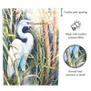 Magnolia Garden Patient Heron in Reeds 13 x 18 Inch Polyester Garden Flag - 2 of 2