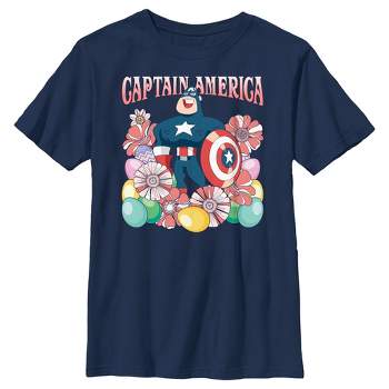 Boy's Marvel Easter Egg Hunt Superhero T-Shirt