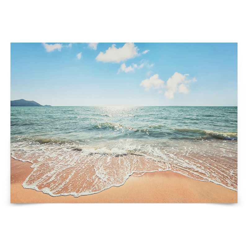 Americanflat Modern Wall Art Room Decor - Beach Time by Manjik Pictures, 1 of 7