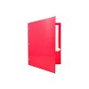 JAM Paper Glossy 3 Hole Punched 2-Pocket Folders Hot Pink 50/Pack (385GHPFUCZ) - 3 of 4