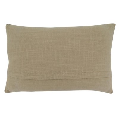 Natural Cotton Merry Christmas Lumbar Pillow Cover 14"x22"