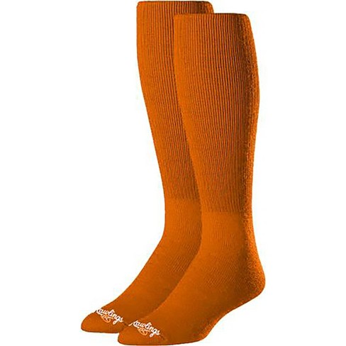 Rawlings Adult Over-the-calf Baseball Socks - Medium - Orange : Target