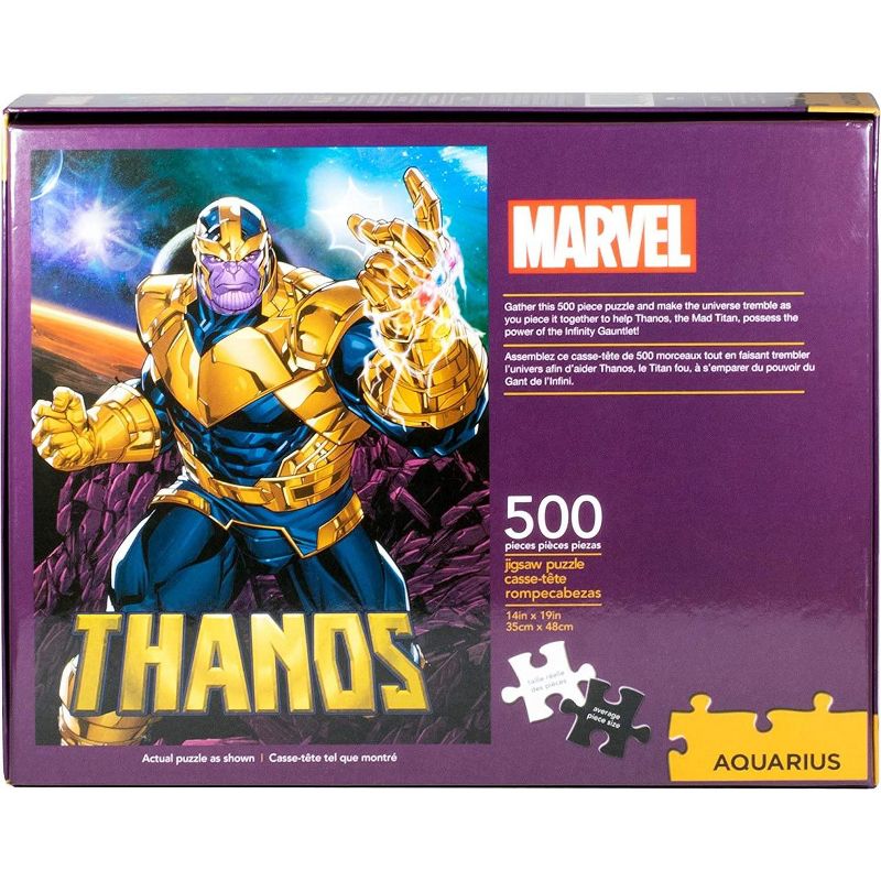 Aquarius Puzzles Marvel Thanos 500 Piece Jigsaw Puzzle, 3 of 8