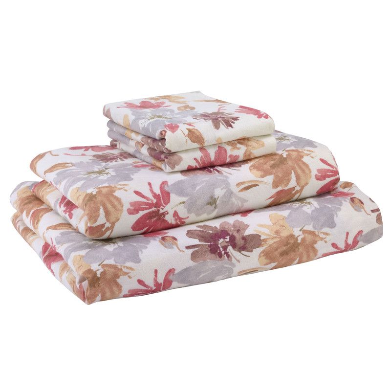 Avanti Linens Wildflowers Flannel Sheet Set, 2 of 3