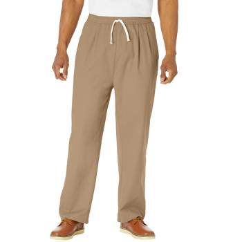 $65 New Lands' End Men's Trad Fit 5 Pocket Stretch Cord Pants Khaki 32x30