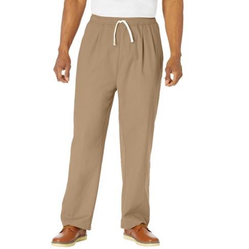 Men's Regular Fit Linen Straight Trousers - Goodfellow & Co™ : Target