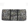 Gustav Klimt The Kiss Black Big Holdall/Duffel Bag - 4 of 4