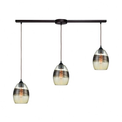 Elk Home Whisp 3 - Light Chandelier in  Oil Rubbed Bronze