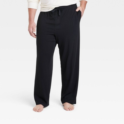 Men's Cotton Modal Knit Jogger Pajama Pants - Goodfellow & Co™ Black L