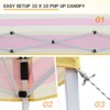 EAGLE PEAK Slant Leg Pop-up Canopy Tent Easy One Person Setup Instant Outdoor Beach Canopy Folding Portable Sports Shelter - 4 of 4