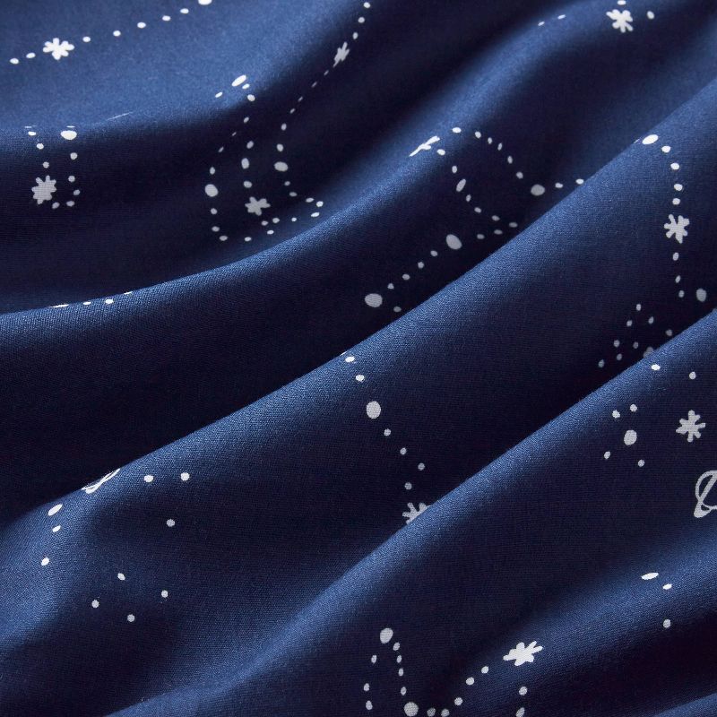Fitted Crib Sheet Constellation - Cloud Island&#8482; Navy, 5 of 7