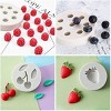Aoibox 4Pcs Silicone Mold Set for Cake Decorating, Chocolate, Candy, Fondant, Cupcake Topper, Polymer Clay, Resin - Berry Series - 2 of 4