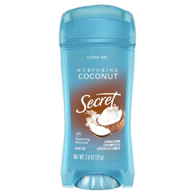 Secret Fresh Clear Gel Antiperspirant and Deodorant for Women - Coconut Scent 2.6oz