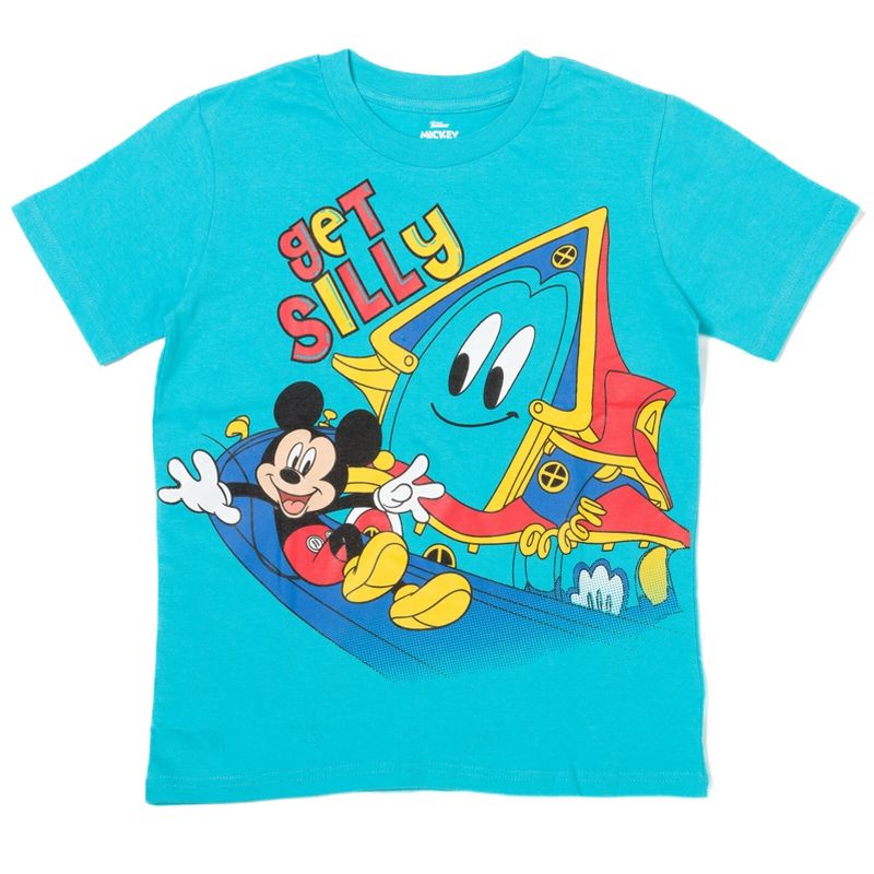 Disney Mickey Mouse 3 Pack Pullover T-Shirts Toddler to Little Kid , 2 of 8