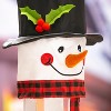 Evergreen Snowman 3D Windsock - 2 of 4