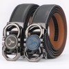 Paaaawaters Genuine Leather Cowhide Men's Belt 1 3/8" for Dress Pants - Adjustable Belt - 2 of 4