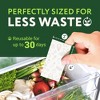 Impresa [18 Pack] Food Saver Sheets for Produce - Fresh Produce Saver & Herb Keeper Sheets - Natural Food Storage - 4 of 4