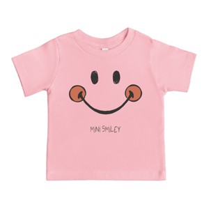 The Juniper Shop Mini Smiley Smile Outline Toddler Short Sleeve Tee - 1 of 4