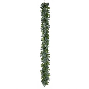 Vickerman 74" Green Medford Pine Artificial Christmas Garland, Unlit - 1 of 1