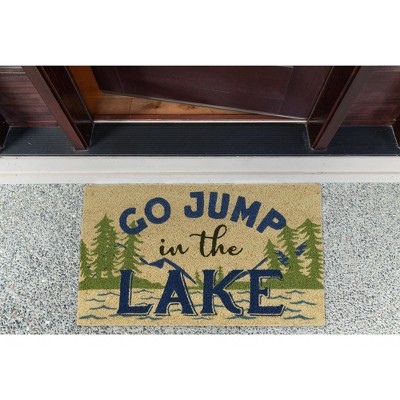 Natural Coir 18x30 Outdoor Doormat with Non-Slip PVC Backing