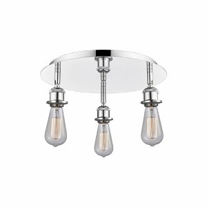 Ballston - 3 Light Flush Mount In Industrial Style-3.5 Inches Tall and 11.75 Inches Wide - 1 of 1