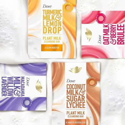 Dove Beauty Plant Based Bar Soap - Coconut Milk &#38; Sugar Lychee - 5oz