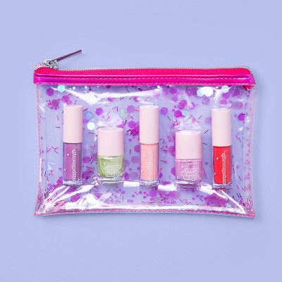 Nail and Lip Cosmetic Set Pouch - 0.38oz - More Than Magic™