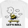 Men's - Peanuts - Let's Roll Short Sleeve Graphic T-Shirt - 2 of 4