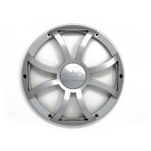 Wet Sounds REVO 12 XS-S GRILL Silver XS Open Style Grill for the REVO 12 Inch LED Marine Subwoofer - 1 of 1