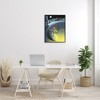 Stupell Industries Nighttime Moon Skiing Skeleton Winter Snow Slope  Framed Giclee Art - 3 of 4