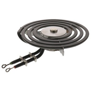 ERP® Replacement 6-In. 4-Turn 1,250-Watt Safety Surface Element for GE® Part Number WB30X31058 in Black - 1 of 4