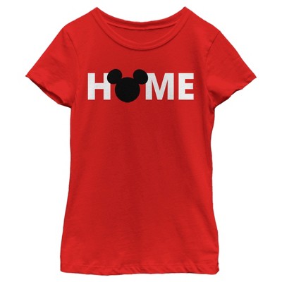 Girl's Disney Mickey Mouse Home Iconic Ears T-Shirt