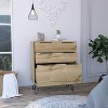 Elfriede Dresser Light Oak - Boahaus: Metal Legs, Wood Laminate, Space-Saving Design, 36" Height - 3 of 4