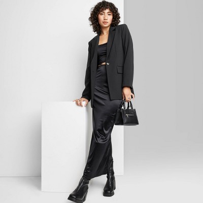 Women's Oversized Blazer - Wild Fable™ Black M : Target