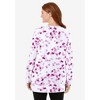 Woman Within Plus Size Perfect Printed Long-Sleeve Crewneck Tunic - 3 of 4