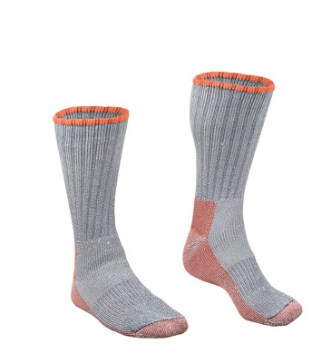 RefrigiWear Leather Boot Sock - Merino Wool, Moisture-Wicking, Reinforced Toe & Heel, Arch Support