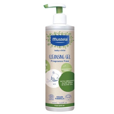 Mustela Organic Cleansing Gel with Olive Oil and Aloe - 13.5 fl oz